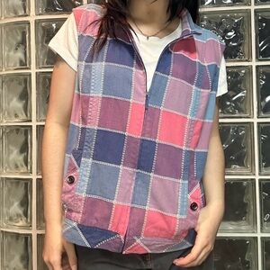 Colorful Quilt Style Vest
